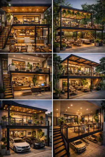 Mezannine Cafe Modern di Cibarusah